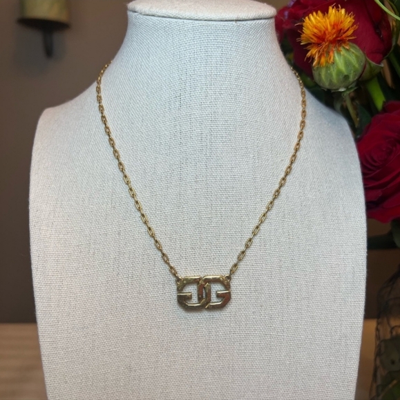 Givenchy Jewelry - GIVENCHY Double G Logo Vintage Choker Necklace